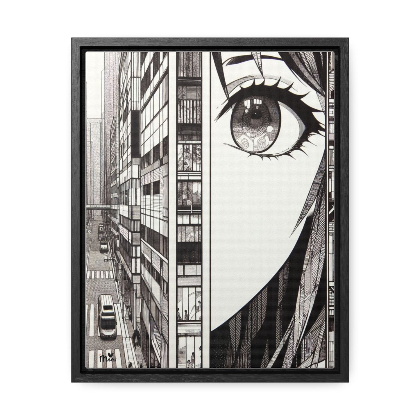 Mia Gallery Canvas Wraps, Vertical Frame