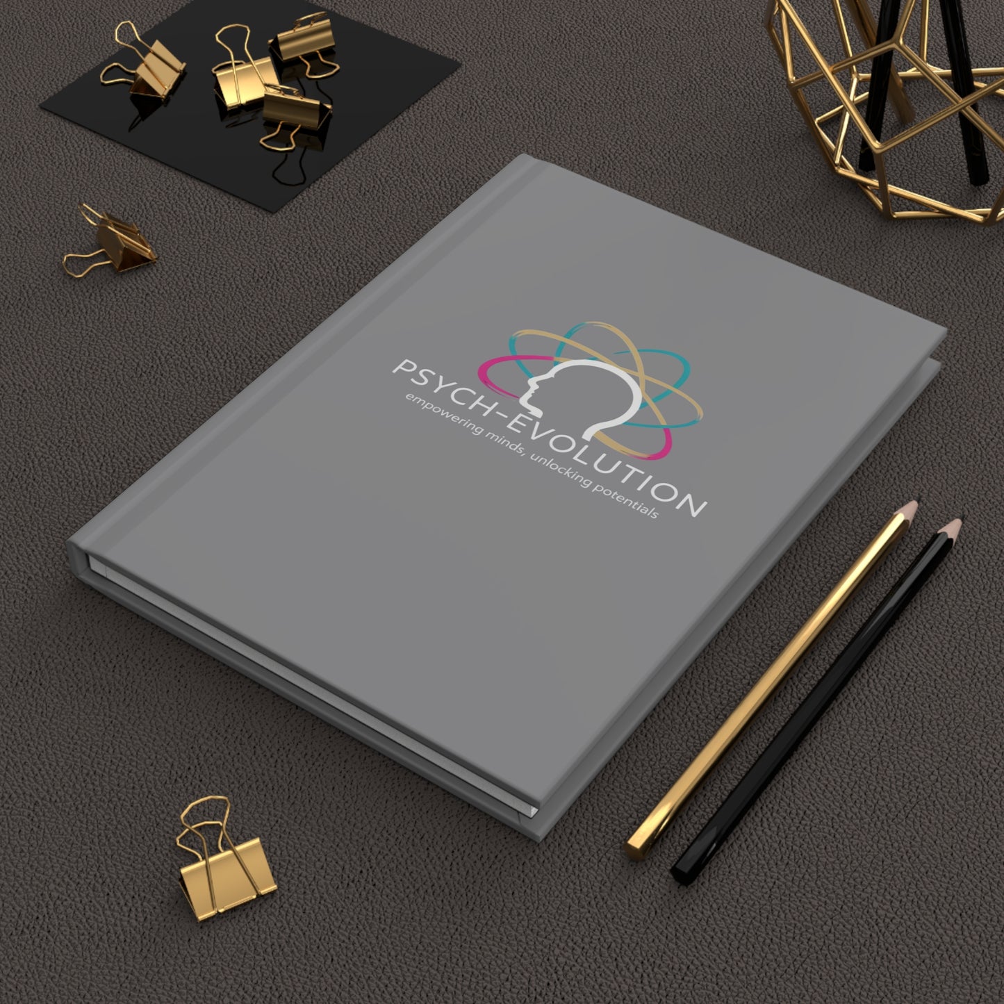 Empowering Minds Hardcover Journal - Psych-Evolution by Mia