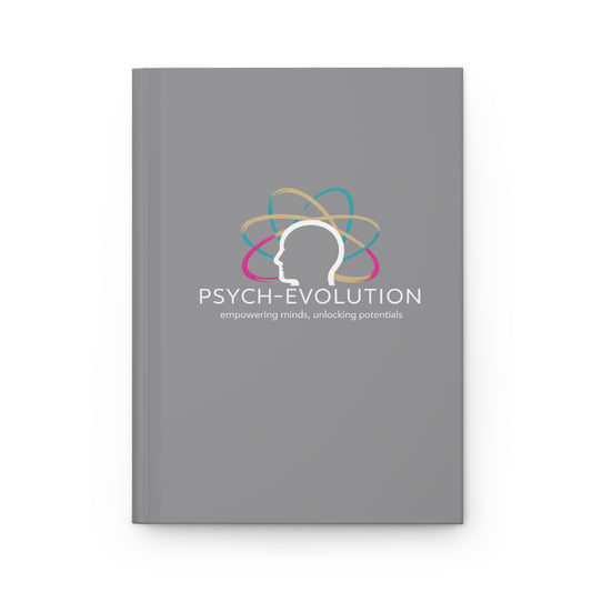 Empowering Minds Hardcover Journal - Psych-Evolution by Mia