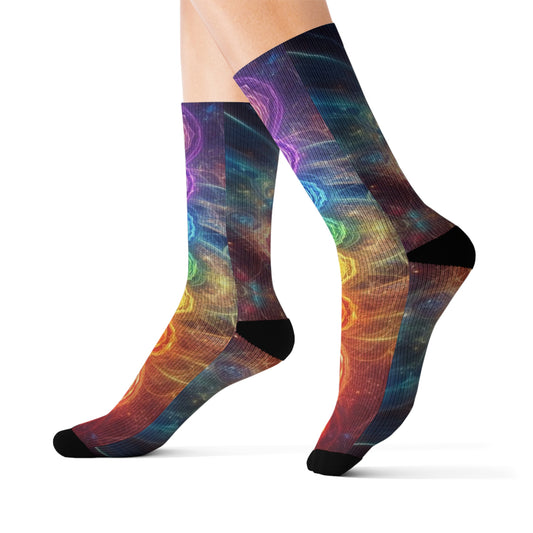 Mia Collection Chakra Sublimation Socks