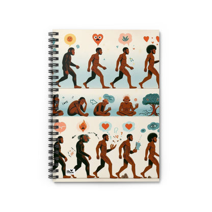 Mia Collection Psych Evolution Spiral Notebook