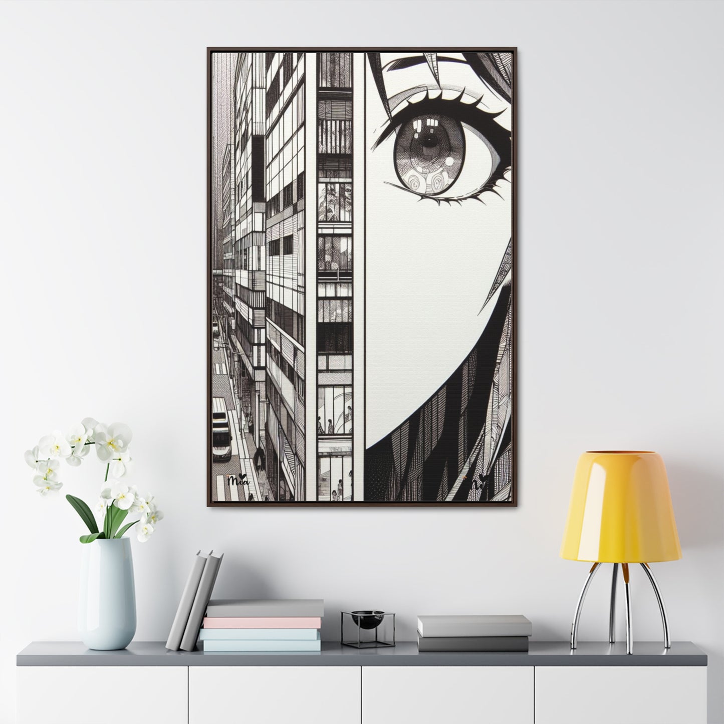Mia Gallery Canvas Wraps, Vertical Frame