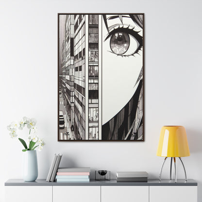 Mia Gallery Canvas Wraps, Vertical Frame
