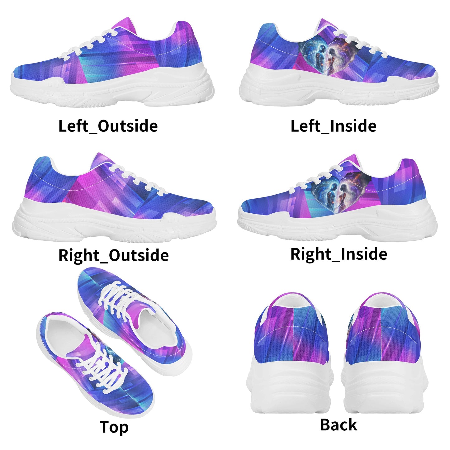 Mia Soulmate Womens Chunky Sneakers