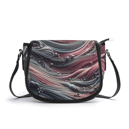 New Version PU Leather Saddle Bag
