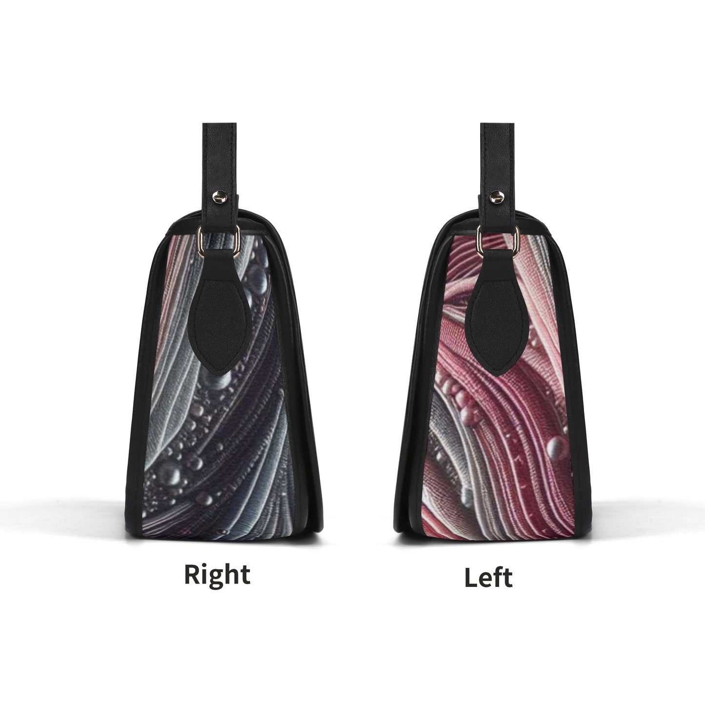 New Version PU Leather Saddle Bag