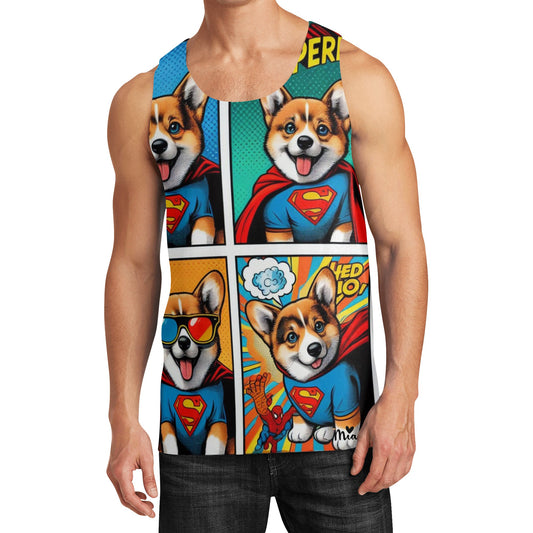 Mia Collections Mens Sleeveless Tank Top