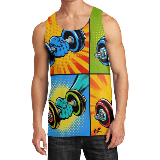 Mia Collections Mens Sleeveless Tank Top