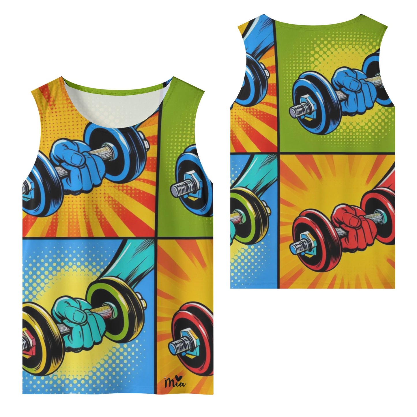 Mia Collections Mens Sleeveless Tank Top