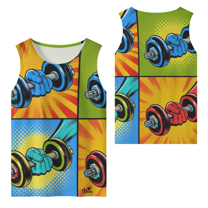 Mia Collections Mens Sleeveless Tank Top
