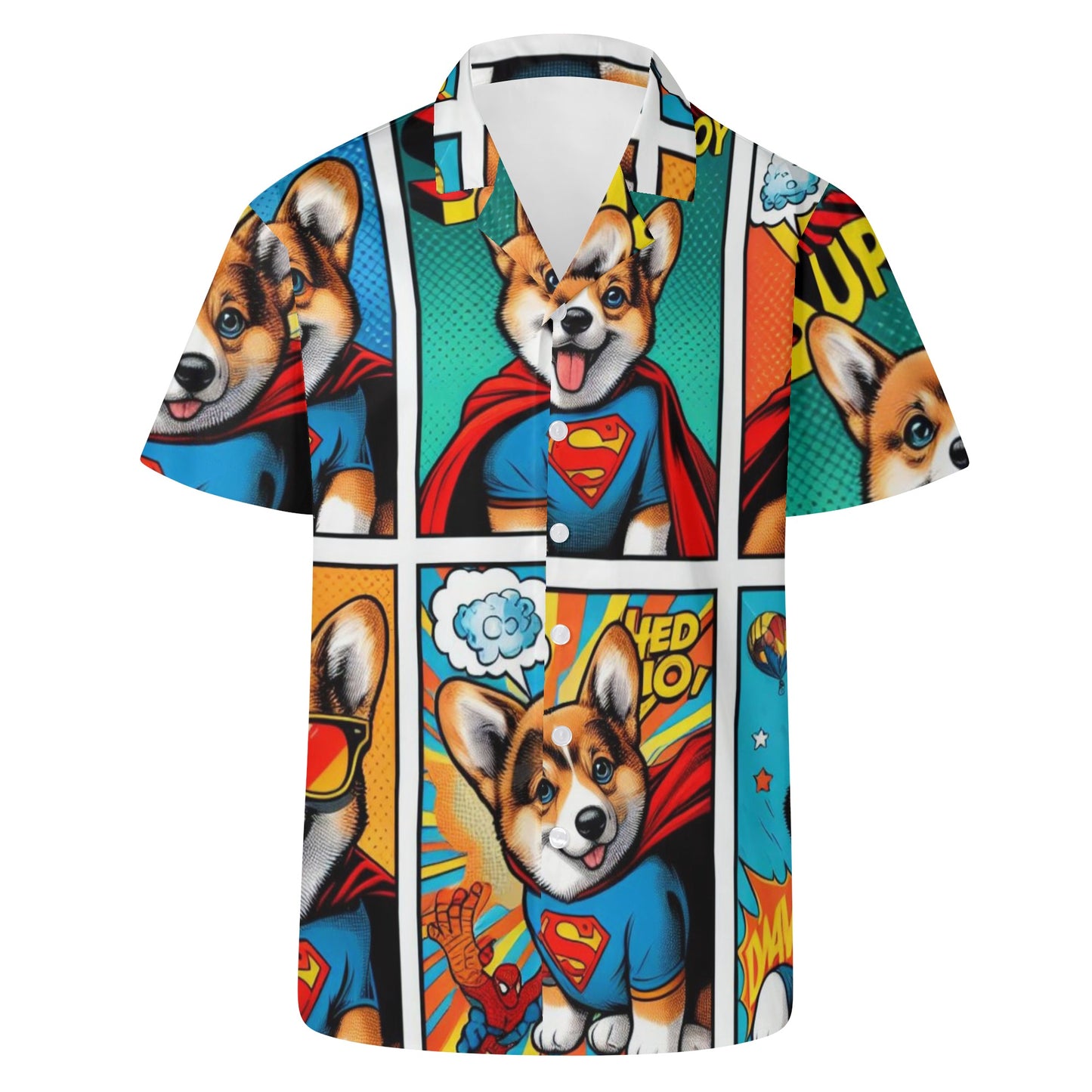 Mia Collection Mens Casual Hawaiian Shirt