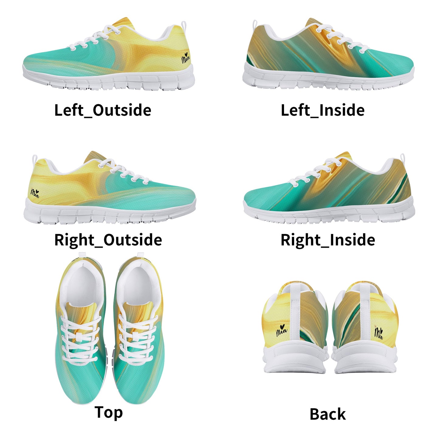 Mia Collection Womens EVA Mesh Running Shoes