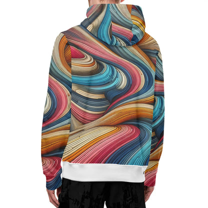 Mia Collection Adult Full Zip Turtleneck Hoodie Streetwear