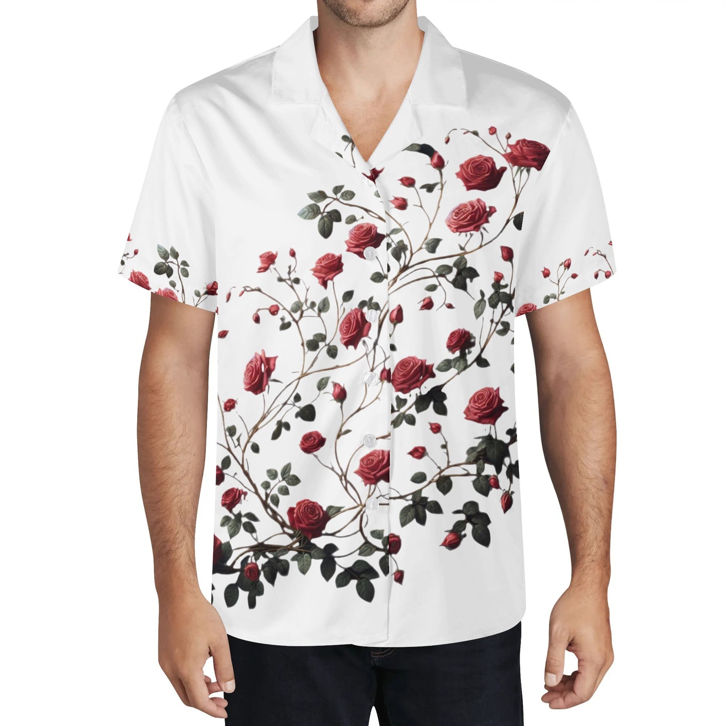 Mia Collection Mens Casual Hawaiian Shirt