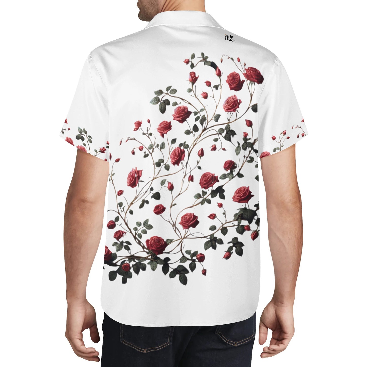 Mia Collection Mens Casual Hawaiian Shirt