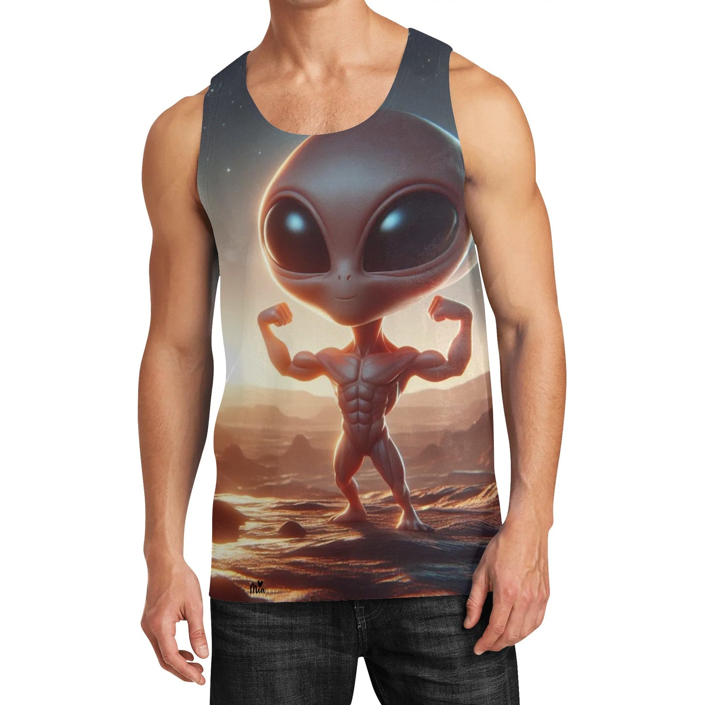 Mia Collection Mens Sleeveless Tank Top