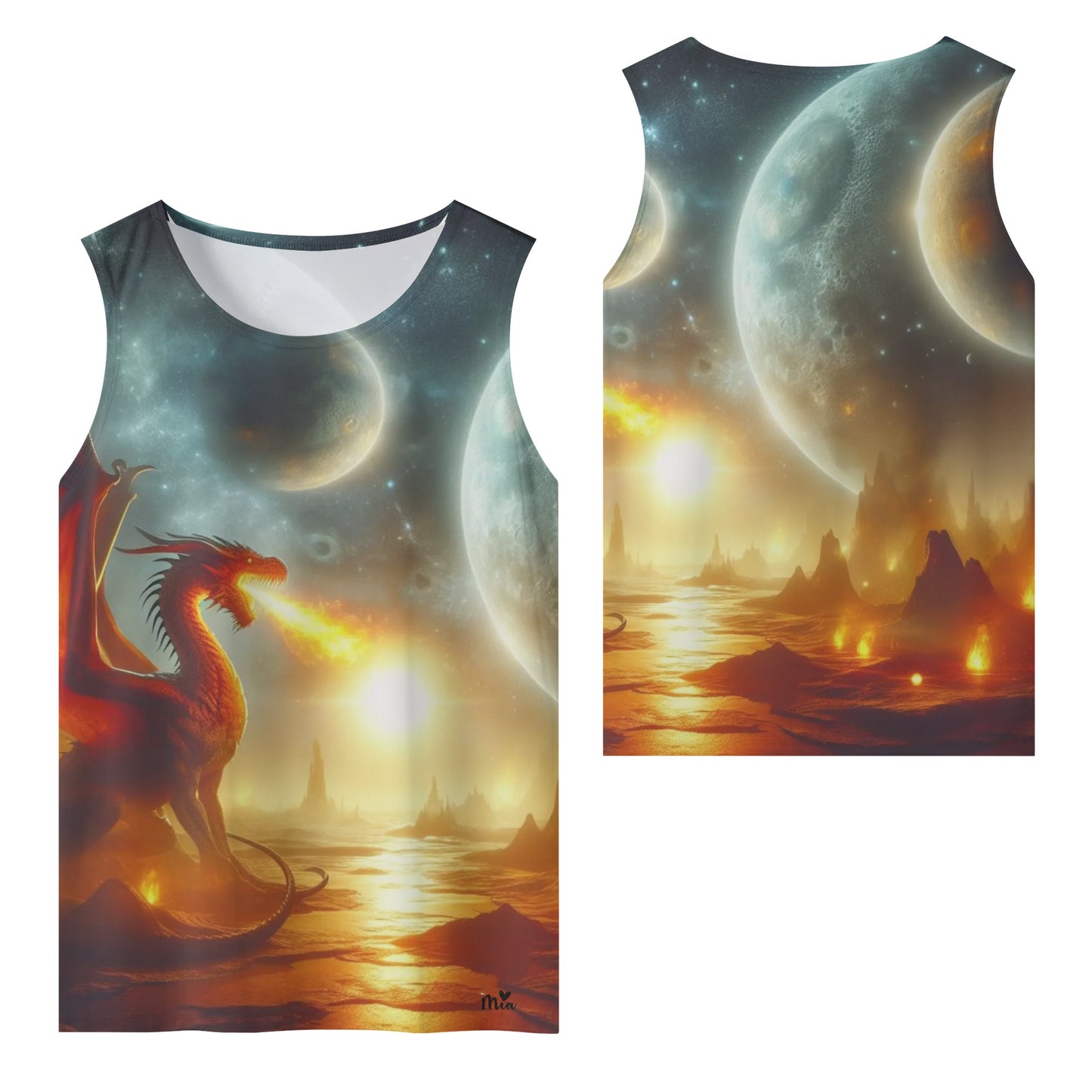 Mia Collection Mens Sleeveless Tank Top