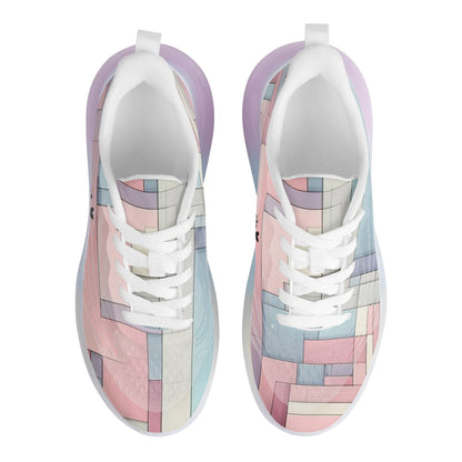 Mia Collection Womens Rainbow Atmospheric Cushion Running Shoes