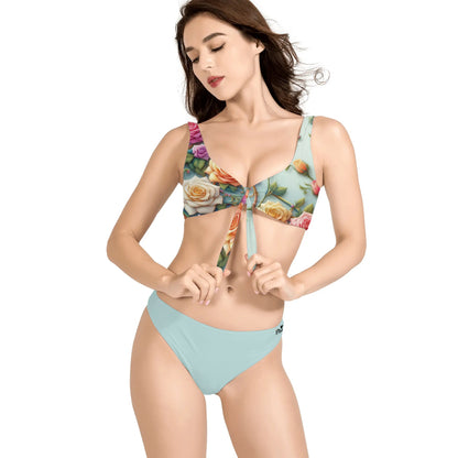 Mia Collection Womens Bow Front Bikinis Swimsuit