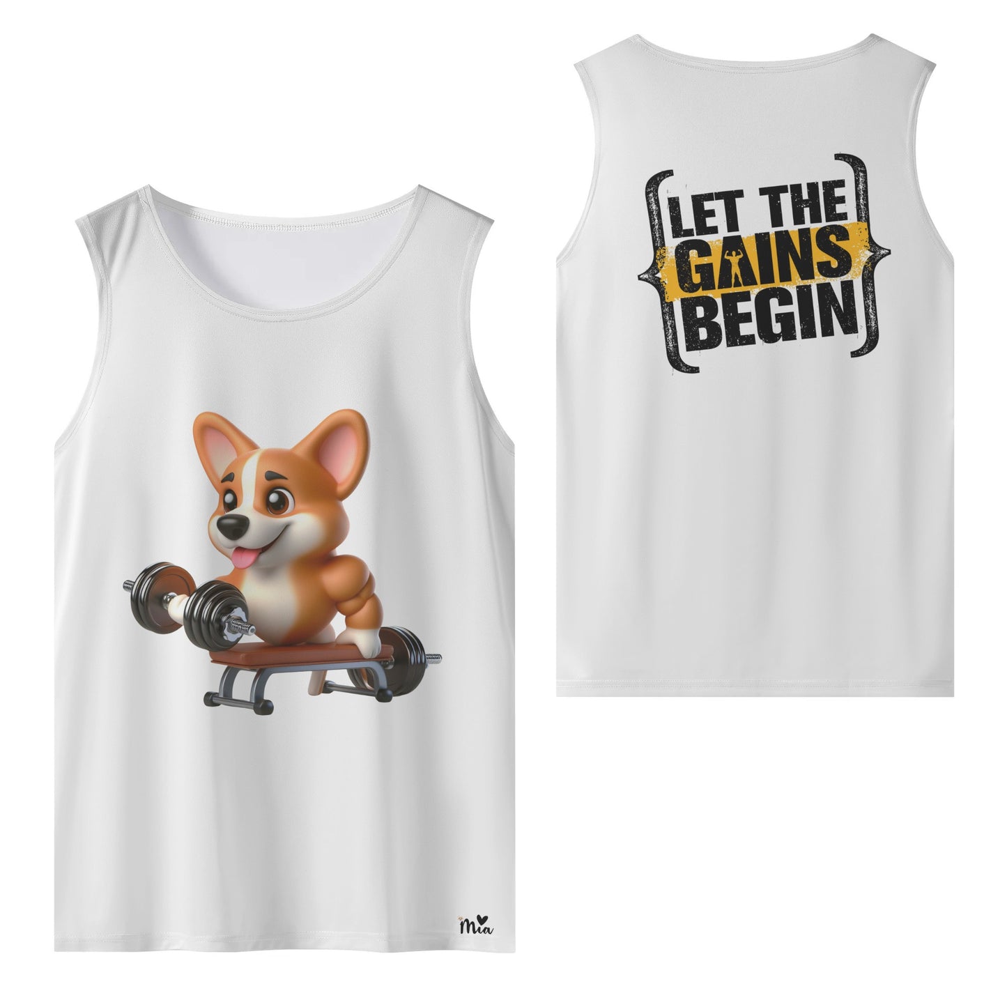 Mia Collection Mens Sleeveless Tank Top