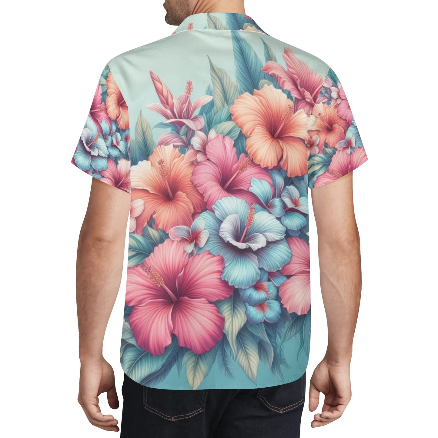 Mia Collection Mens Casual Hawaiian Shirt