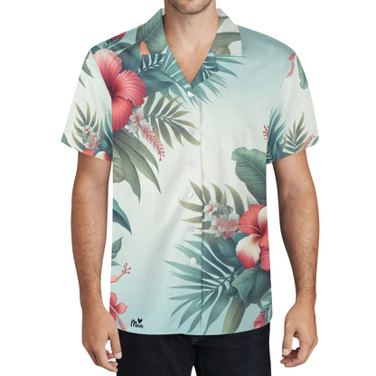 Mia Collection Mens Casual Hawaiian Shirt