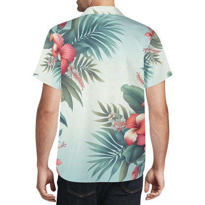 Mia Collection Mens Casual Hawaiian Shirt