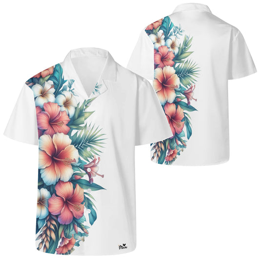 Mia Collection Mens Casual Hawaiian Shirt