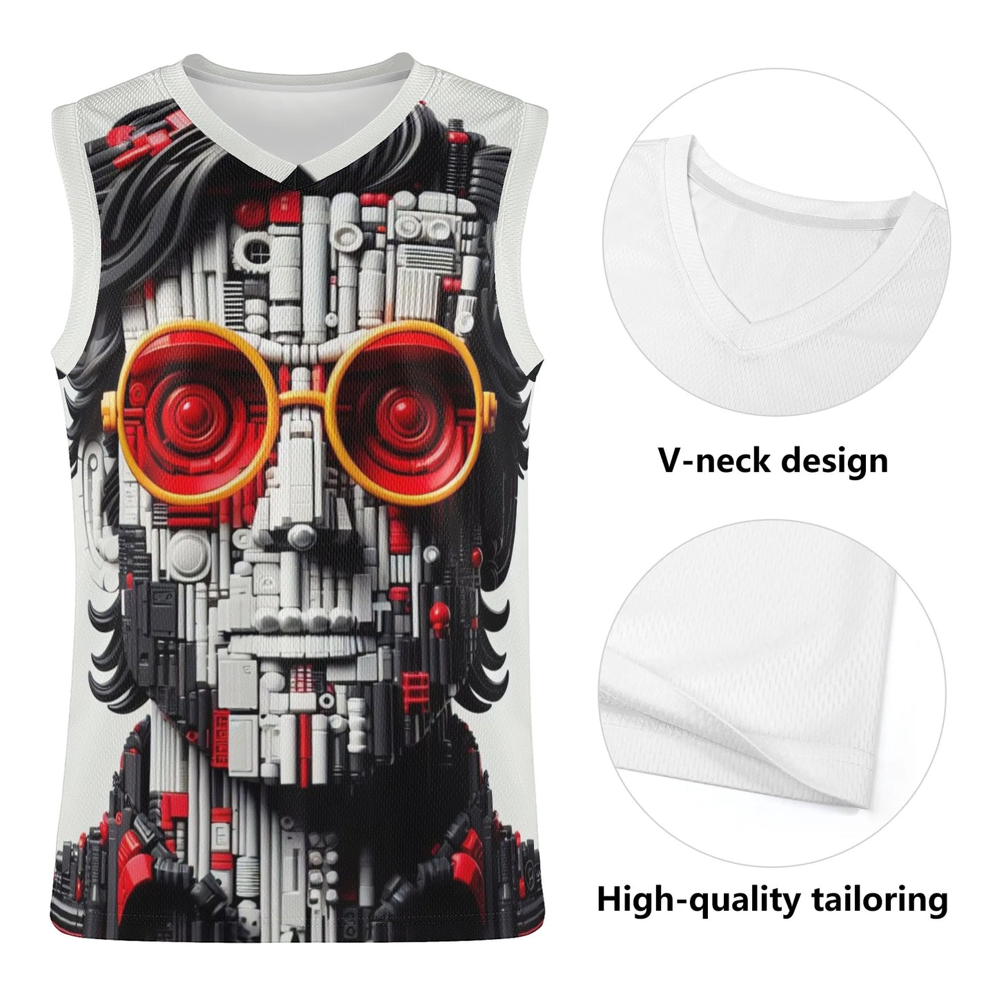 Mia Collection Mens Basketball Jersey Tank Top