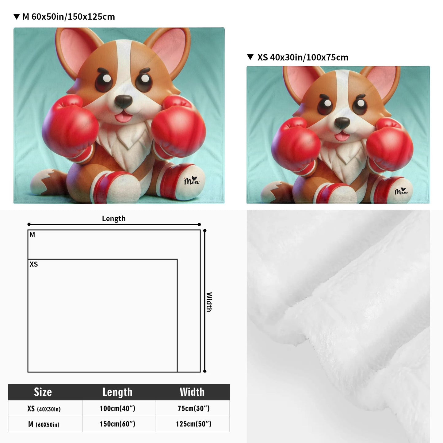 Pets Packable Flannel Blankets