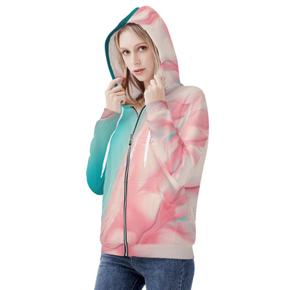 Mia Collection Womens Zip-Up Hoodie