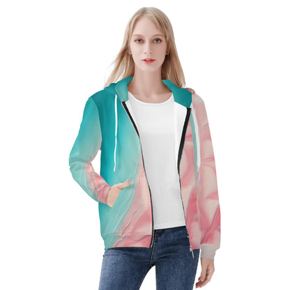 Mia Collection Womens Zip-Up Hoodie
