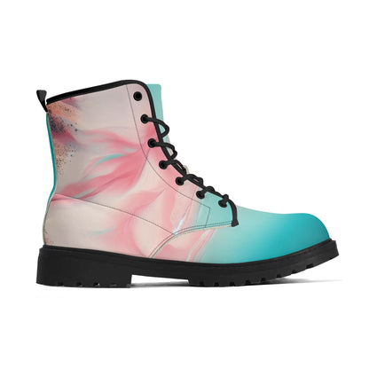 Womens Upgraded Black Outsole Leather Boots by Mia