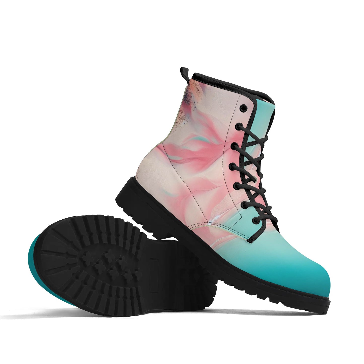 Womens Upgraded Black Outsole Leather Boots by Mia