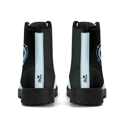 Womens Upgraded Black Outsole Leather Boots by Mia