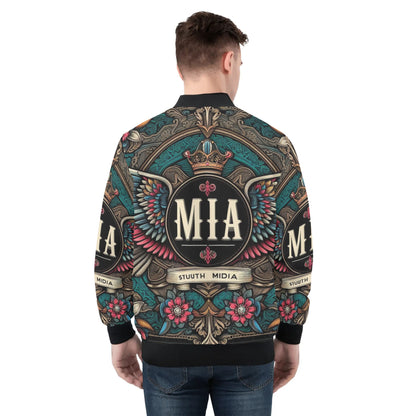 Mens Zip Bomber Jacket by Mia