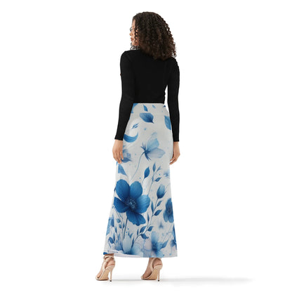 Womens Wrap Fishtail Long Skirt