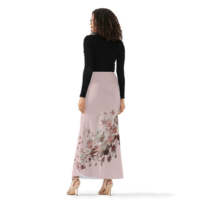 Womens Wrap Fishtail Long Skirt by Mia