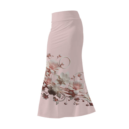 Womens Wrap Fishtail Long Skirt by Mia
