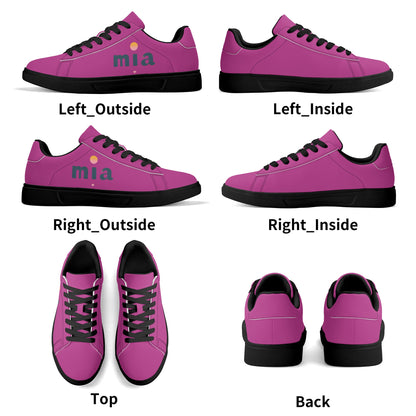 Lightweight Leather Skateboard Shoes by Mia