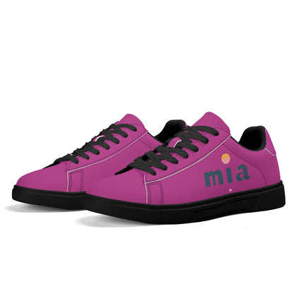 Lightweight Leather Skateboard Shoes by Mia