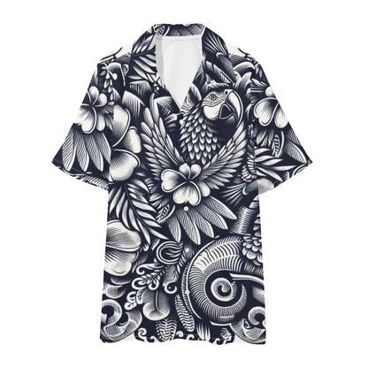 Mens Hawaiian Short Sleeve Shirt and Shorts Set by Mia