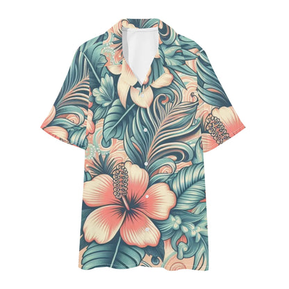 Mens Hawaiian Short Sleeve Shirt and Shorts Set by Mia