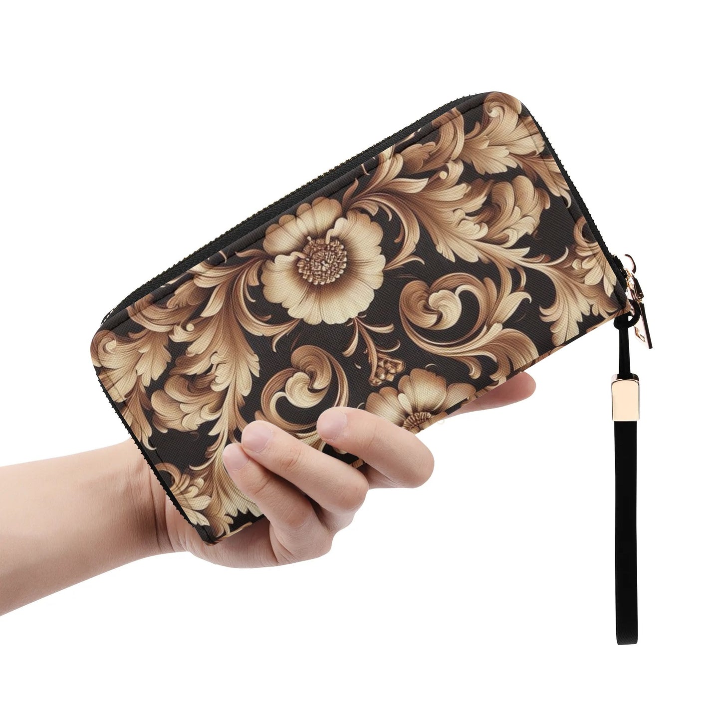Leather Wristlet Wallet by Mia