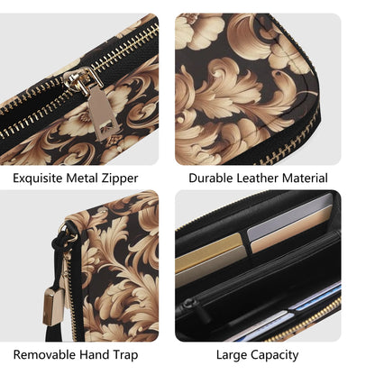Leather Wristlet Wallet by Mia