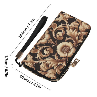 Leather Wristlet Wallet by Mia