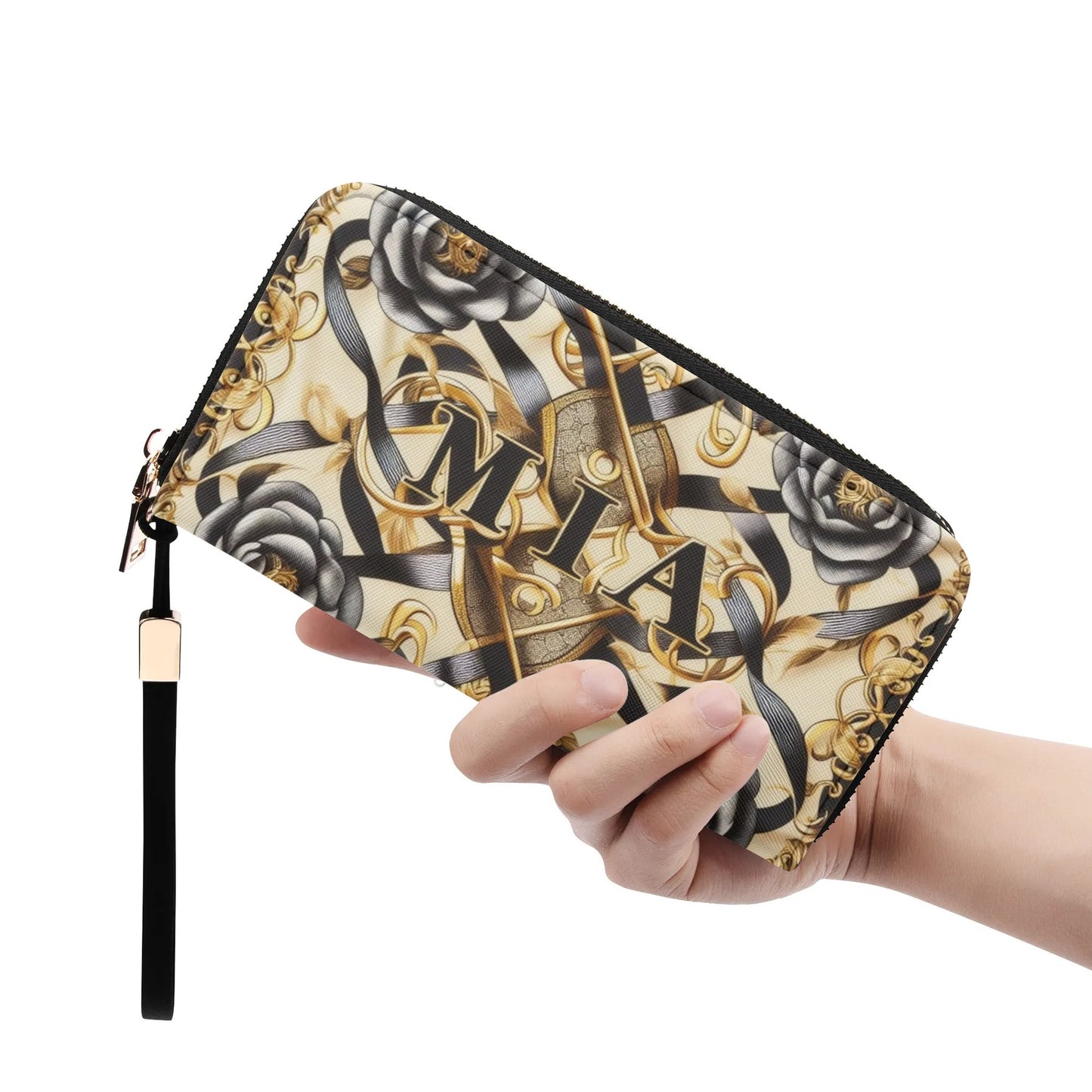 Leather Wristlet Wallet by Mia