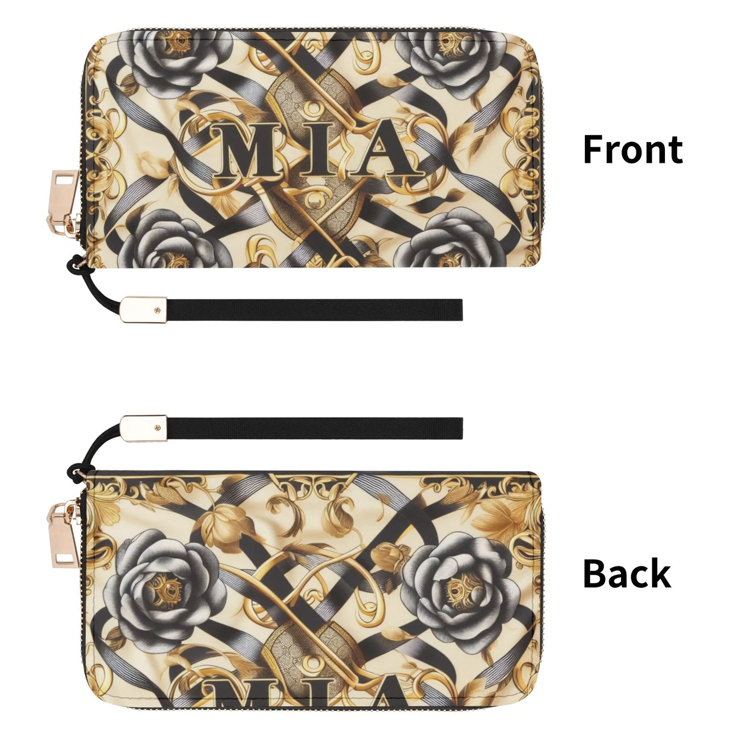 Leather Wristlet Wallet by Mia