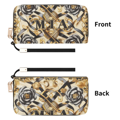 Leather Wristlet Wallet by Mia