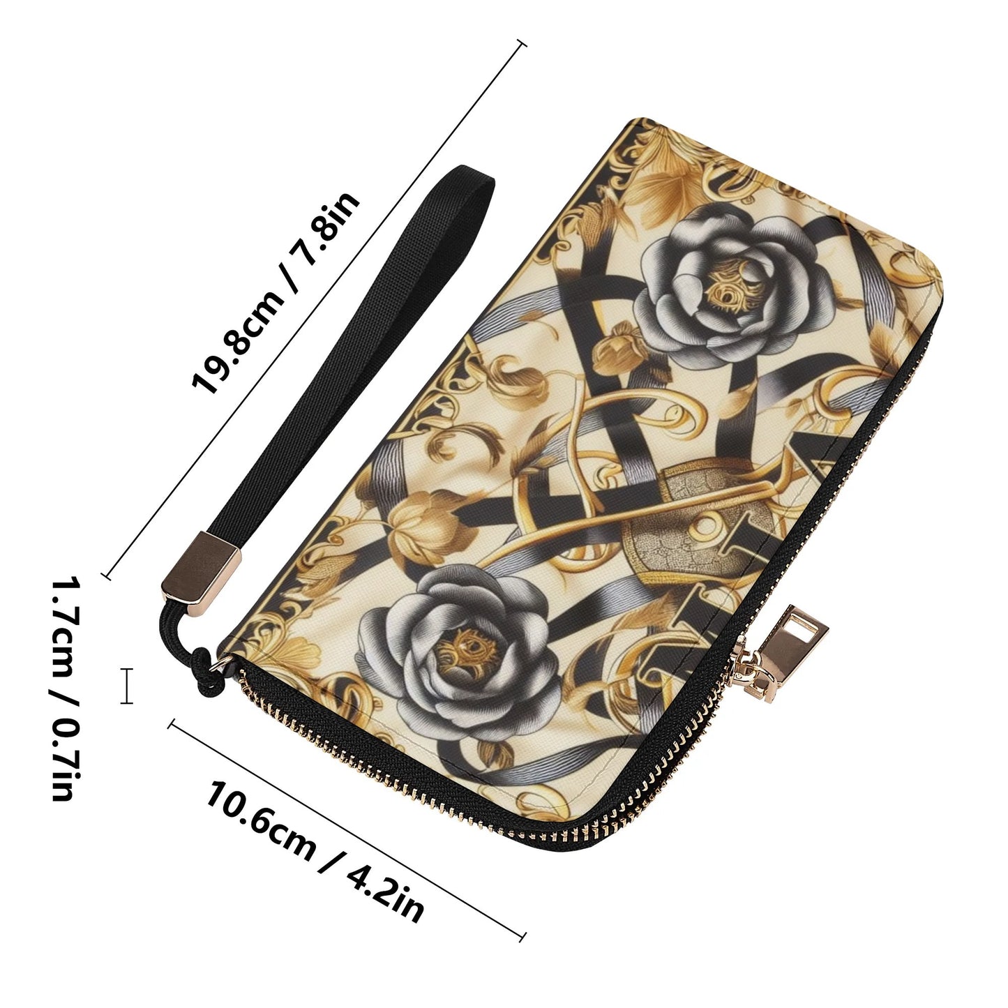 Leather Wristlet Wallet by Mia